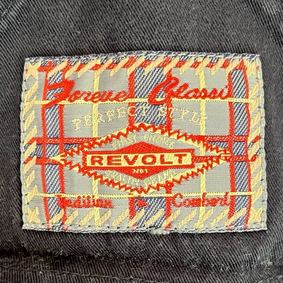 Revolt Y2K Blue Shortalls Womens Medium Shorts Jeans Denim Overalls Vintage 90s - Picture 8 of 10